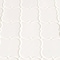 Msi Whisper White Arabesque SAMPLE Glazed Ceramic Mesh-Mounted Mosaic Wall Tile ZOR-MD-0427-SAM - alternate 2